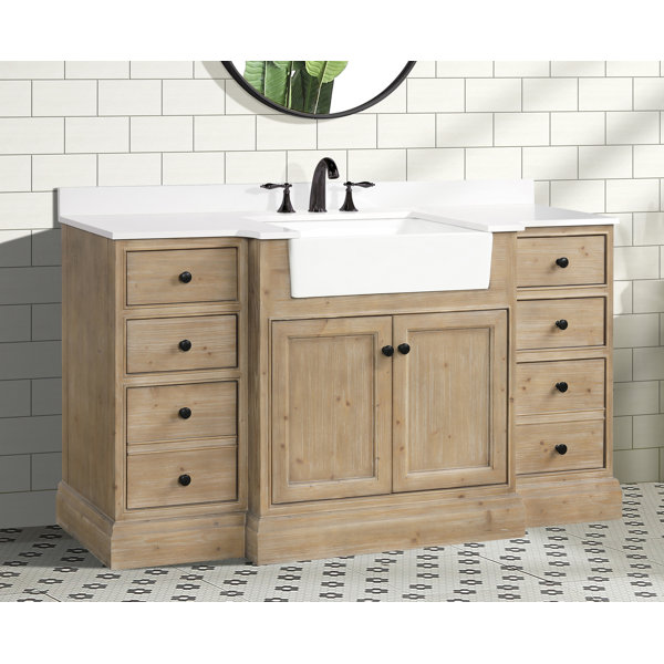 Sand & Stable Claire 60'' Freestanding Single Bathroom Vanity with